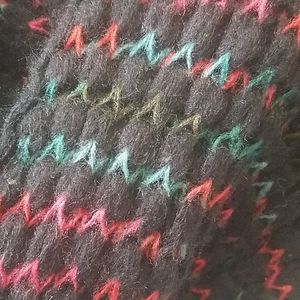 Multi colored infinity scarf